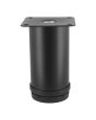 Pata regulable para sofá y muebles negra 100 mm PS-2735 Bolder
