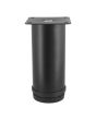 Pata regulable para sofá y muebles negra 120 mm PS-2735 Bolder