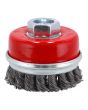 Carda de copa alambre trenzado 2-1/2" SW-32030201 Fumetax