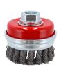 Carda de copa alambre trenzado 3" SW-32030202 Fumetax
