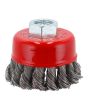 Carda de copa alambre trenzado 2-1/2" SW-32030301 Fumetax