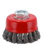 Carda de copa alambre trenzado 3" SW-32030302 Fumetax