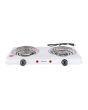 Parrilla eléctrica de 2 quemadores blanca SW-23032-B Fumetax