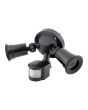 Luminario con sensor de movimiento negro 300 W FU0013 Fulgore