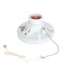 Portalámpara de porcelana con contacto y cadena FU0407 Fulgore