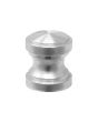 Jaladera botón aluminio natural 3/8" GGJ831 GYGPSA