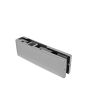 Herraje inferior para puerta cromo BRK010 Bruken