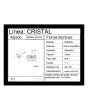 Perilla para puerta de cristal satinada BRK226 Bruken
