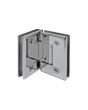 Bisagra vidrio-vidrio a 90° cromada BRK714 Bruken