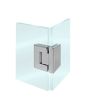 Bisagra vidrio-vidrio a 90° cromada BRK714 Bruken
