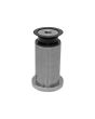 Conector para cristal fijo o barandal satín BRK673 Bruken