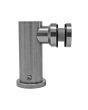 Conector para barandal o cristal fijo 90° con chapetón satín BRK671C Bruken