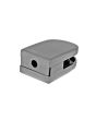 Conector grapa base plana para barandal satín BRK761 Bruken