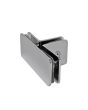 Clip vidrio-vidrio con porta costilla cromado BRK738 Bruken