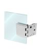 Bisagra para puerta abatible de cristal de 6mm cromo BRK1121 Bruken