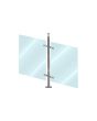 Poste intermedio para barandal BRK1051 Bruken