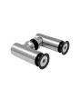 Conector doble vidrio-vidrio 180° BRK 672 B Bruken