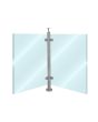 Poste intermedio para barandal escuadra 90° BRK1053C Bruken