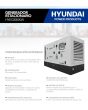 Generador estacionario HYEGE80KW Hyundai