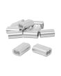 Casquillo doble de aluminio para cable 3/16" con 50 piezas 217115 OBI