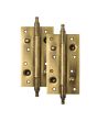 Bisagra de seguridad antipalanca 150 x 80 mm latón antiguo 540 Ashico
