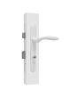 Cerradura de perfil angosto Lily blanca 886 Ashico