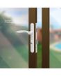 Cerradura de perfil angosto Lily blanca 886 Ashico
