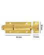 Pasador automático #3 oro 750 Ashico