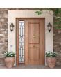 Llamador de puerta latón antiguo Euro 4803 Ashico