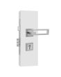 Cerradura para entrada principal MM níquel satinado Hermes 1863 Ashico