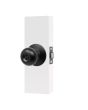 Cerradura para baño Cariel negro mate 12019 Ashico