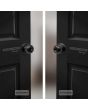 Cerradura para baño Cariel negro mate 12019 Ashico