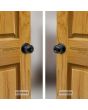 Cerradura para baño Cariel negro mate 12019 Ashico