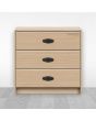 Jaladera pomo Alarife negro 3125 Ashico