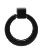 Jaladera de argolla Ring 40 mm negra 5785 Ashico