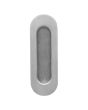 Jaladera de embutir acero inoxidable Oval 110 x 38 mm Ashico