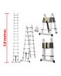 Escalera telescópica tipo tijera 3.8 metros Multiusos