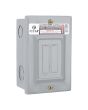 Centro de carga de 2 unidades 50 Amp de sobreponer CC02S IGESA