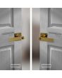Cerradura para baño latón antiguo Skinny 9.0432.45 Soprano