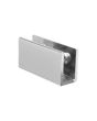 Clip cromado para entrepaño de cristal K-128 Axcent