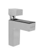 Soporte regulable cuadrado níquel perlado K-163 Axcent
