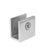 Clip para entrepaño o vidrio fijo niquel satinado K239L-S Axcent