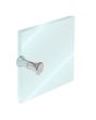 Perilla para puerta de cristal 30 x 30 cromo K-276 Axcent