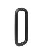Jaladera tipo "C" para puertas de cristal 30 cm negro mate 25 * 300-B Axcent