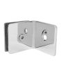 Clip para vidrio fijo a 90° cromo K-507C Axcent