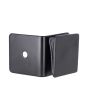 Clip para vidrio fijo a 90° negro mate K-507N Axcent