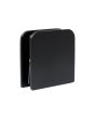 Clip cuadrado para cristal fijo negro K-518 Axcent