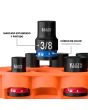 Juego de dados de impacto SAE de 7 piezas 33808 Klein Tools