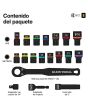 Juego de dados pasantes e impacto KNECT™ SAE y Métrico 33 piezas 65302KNECT Klein Tools