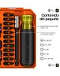 Juego de dados pasantes e impacto KNECT™ SAE y Métrico 33 piezas 65302KNECT Klein Tools